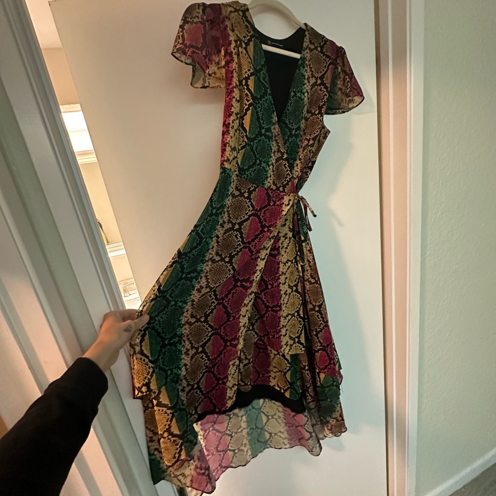 INC adjustable waist dress